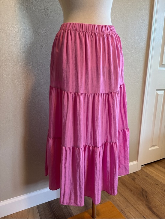 Lucy Paris Dresses & Skirts - Women’s Tiered Pink Maxi Skirt